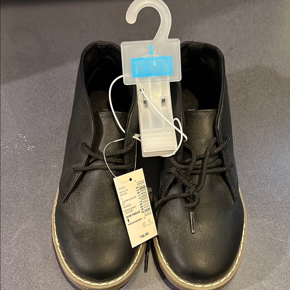 The Children's Place Short Black Boots